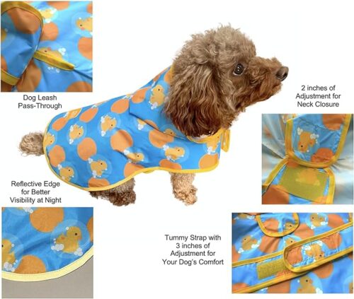 Rain Paws Hooded Pet Raincoat - Image 2