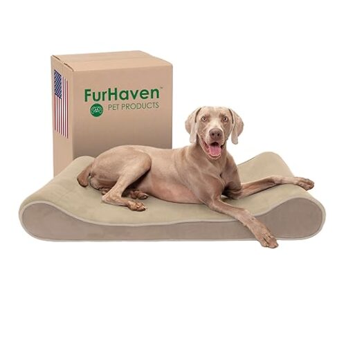 Velvet Bliss Cooling Gel Bolster Pet Bed with Removable Cover